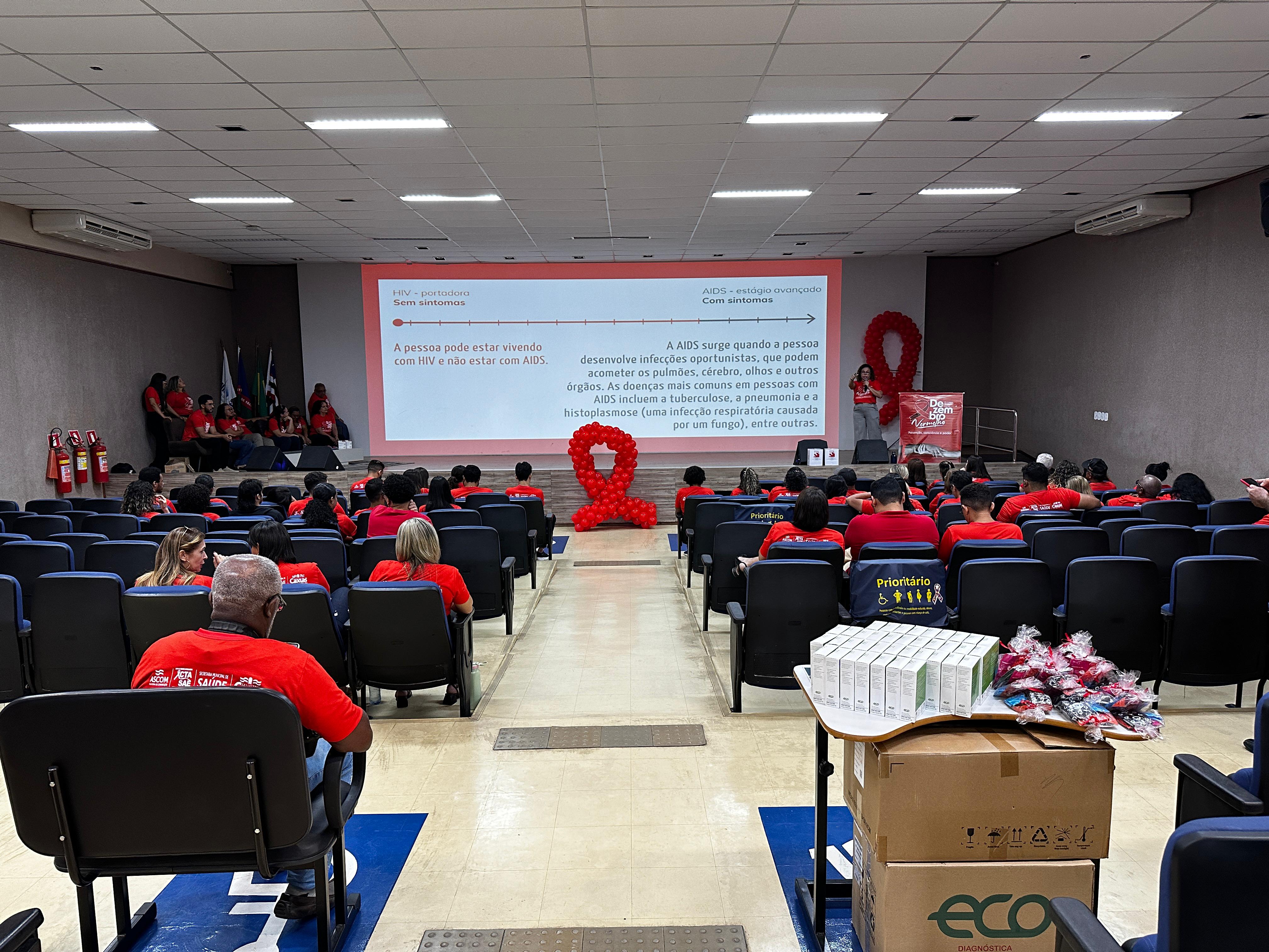 Secretaria Municipal de Saúde realiza palestra no UniFacema em referência ao Dezembro Vermelho