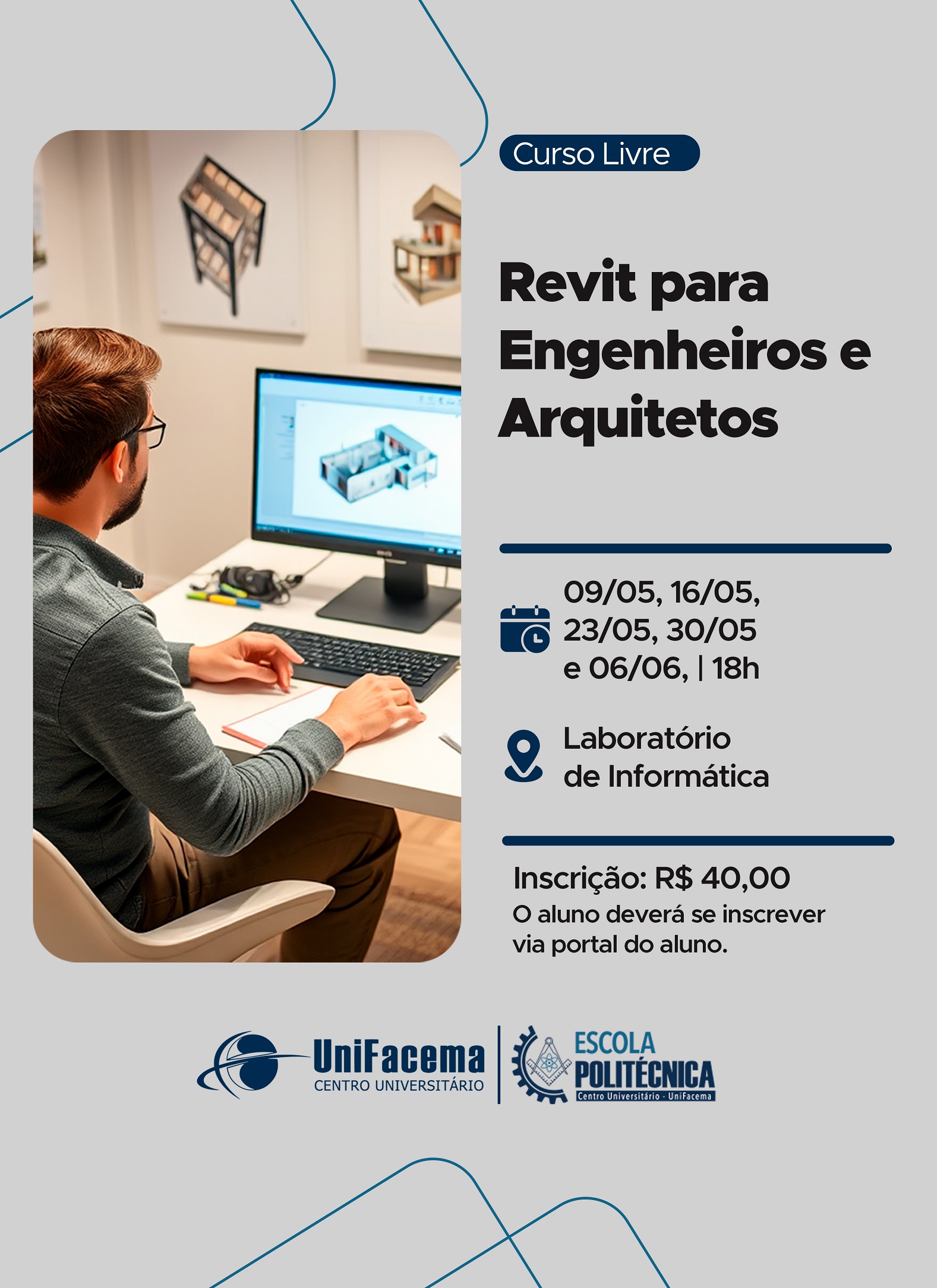 CURSO LIVRE: REVIT PARA ENGENHEIROS E ARQUITETOS