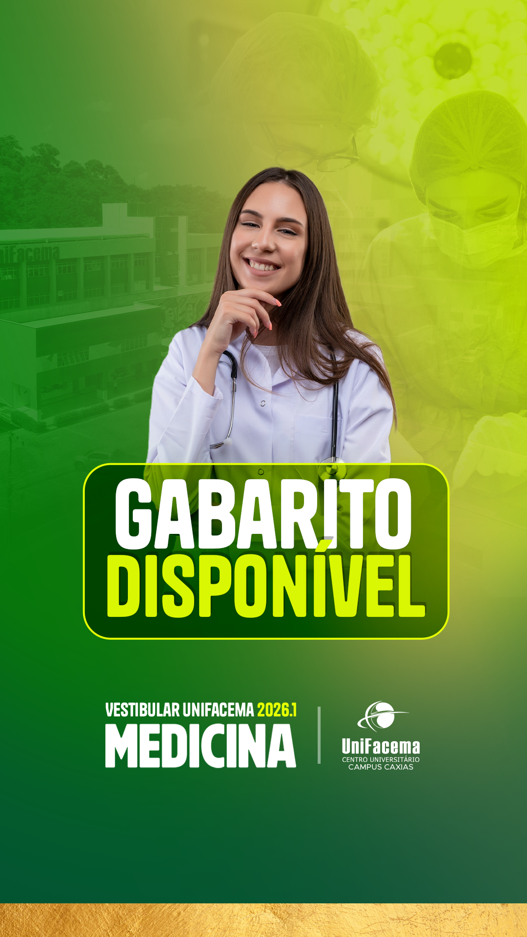 UniFacema divulga gabarito oficial do Processo Seletivo de Medicina 2026.1