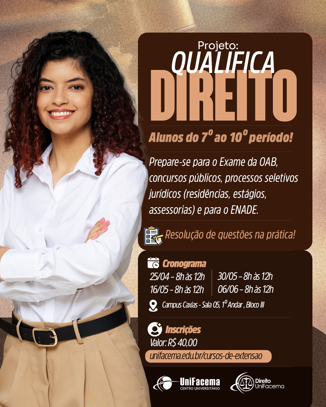 Projeto de extensão: Qualifica Direito