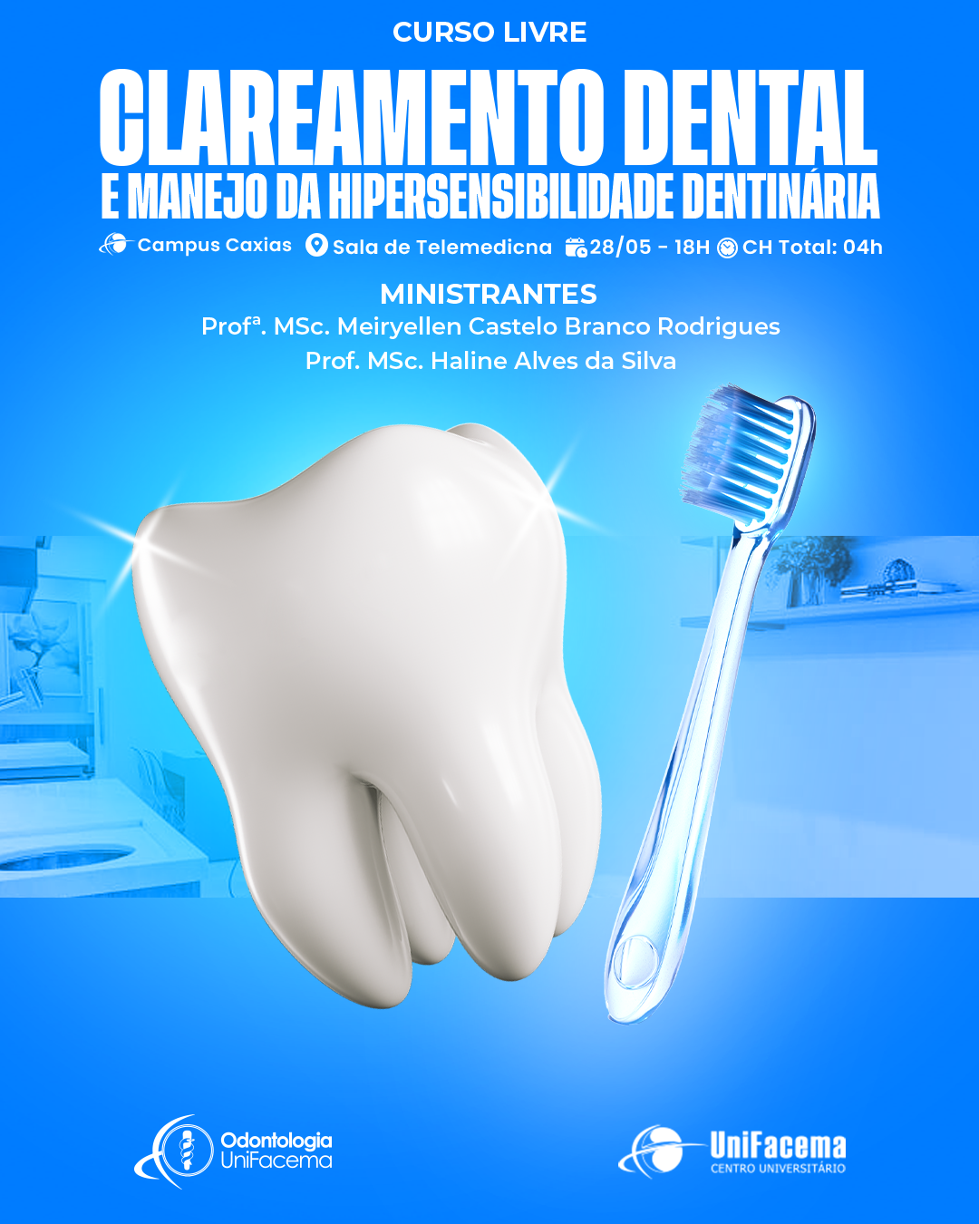 Minicurso: Clareamento dental e manejo da hipersensibilidade dentinária
