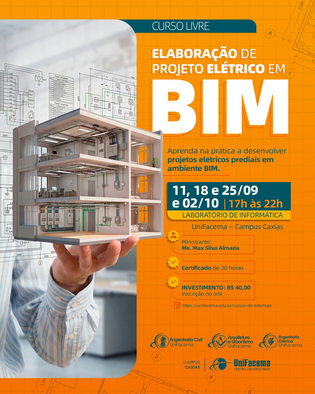 CURSO LIVRE ELABORAÇÃO DE PROJETO ELÉTRICO EM BIM