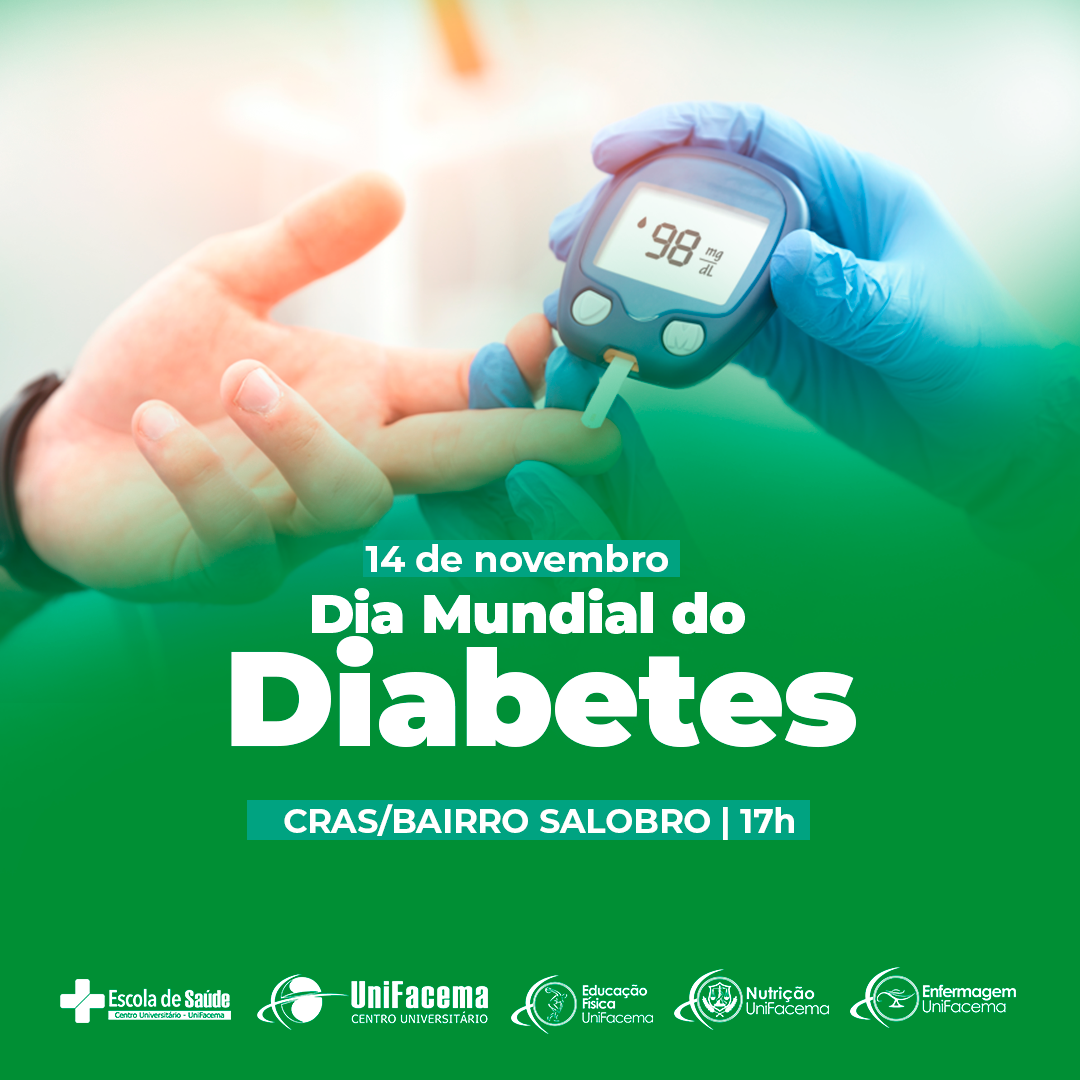 Escola de Saúde do UniFacema realiza ação social em alusão ao dia Mundial do Diabetes