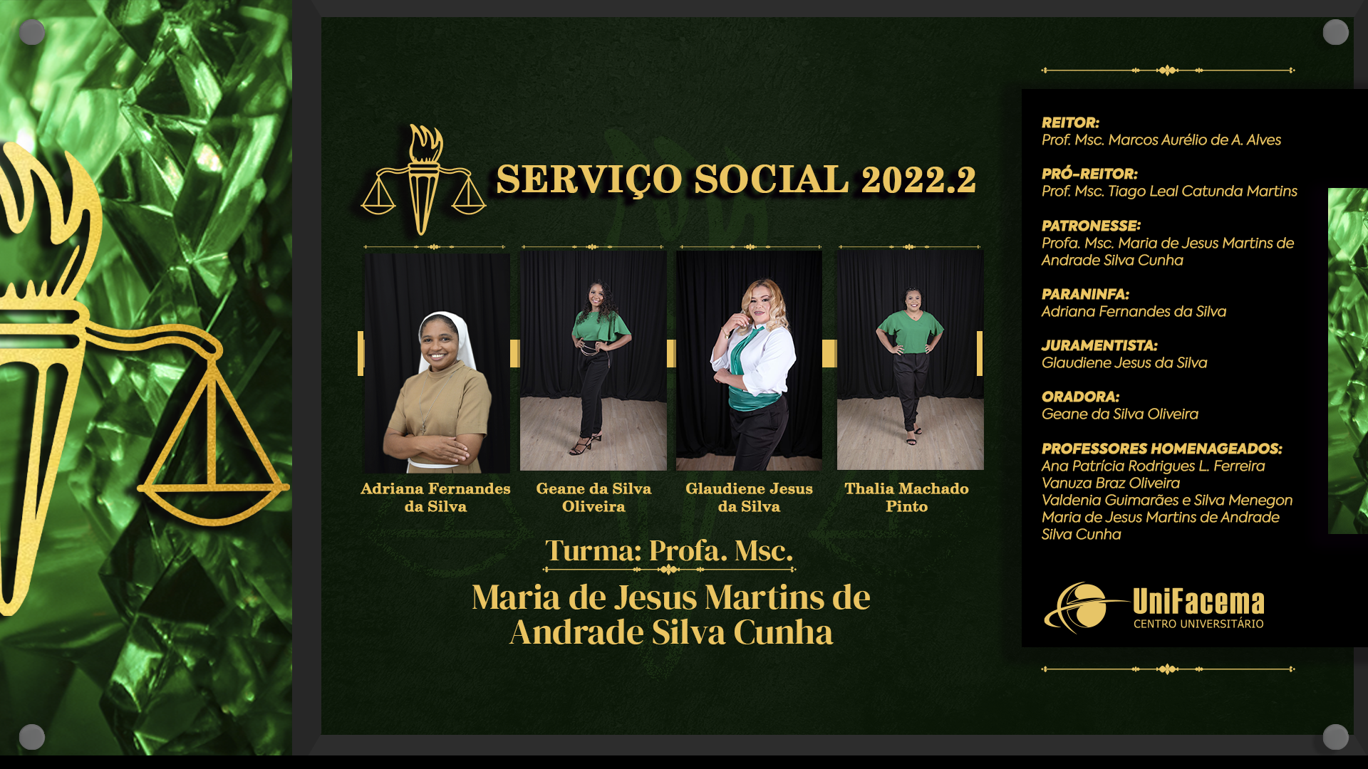 TURMA PROF. MSC. MARIA DE JESUS MARTINS DE ANDRADE SILVA CUNHA