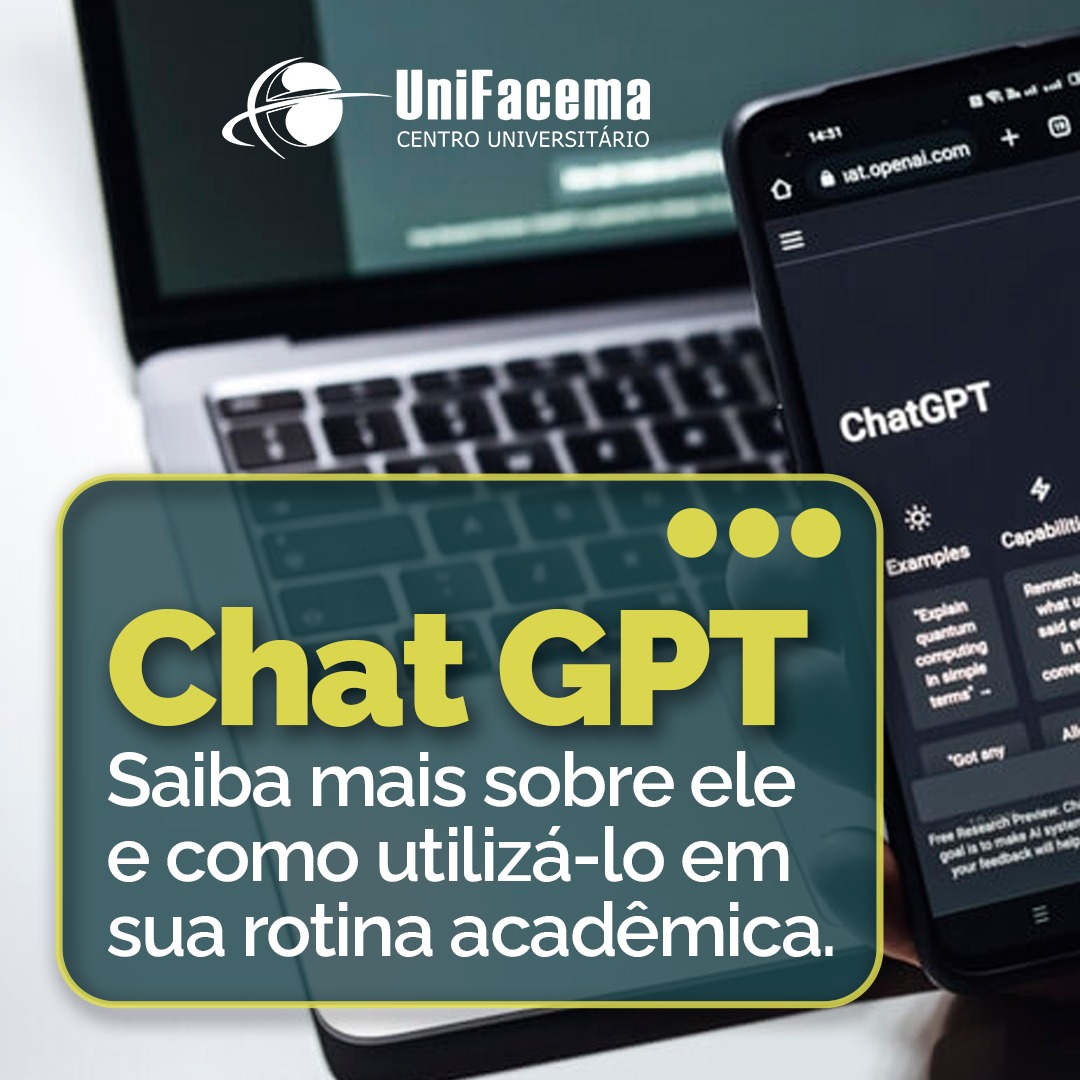 O UniFacema traz informações sobre como o Chat GPT pode modificar positivamente a metodologia de ensino e aprendizagem nas IES