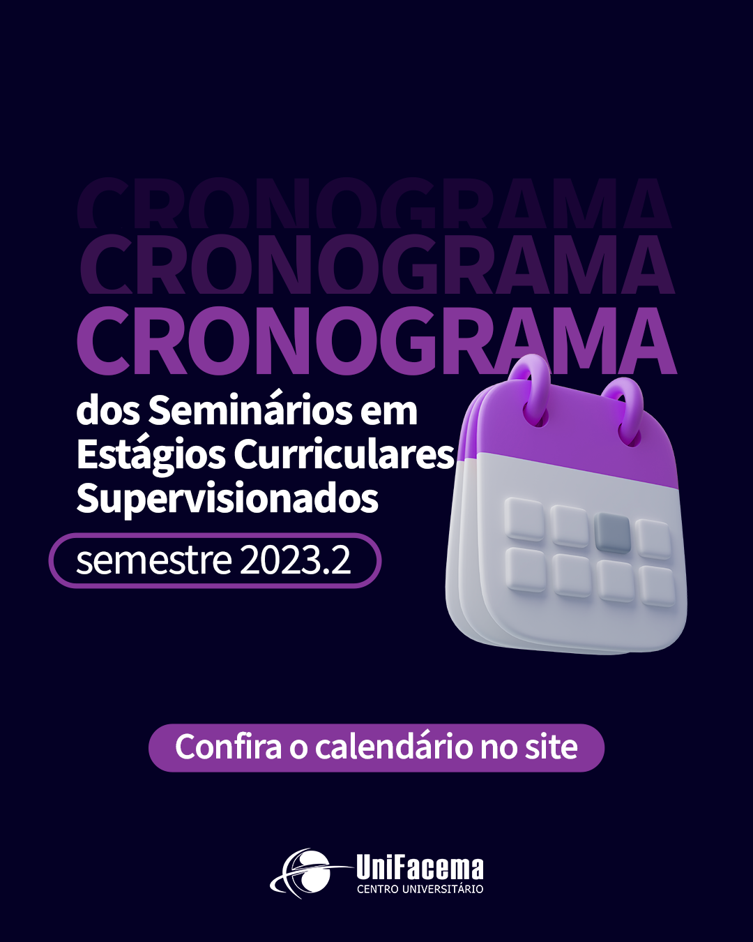 UniFacema realiza Seminários em Estágios Curriculares Supervisionados no semestre 2023.2